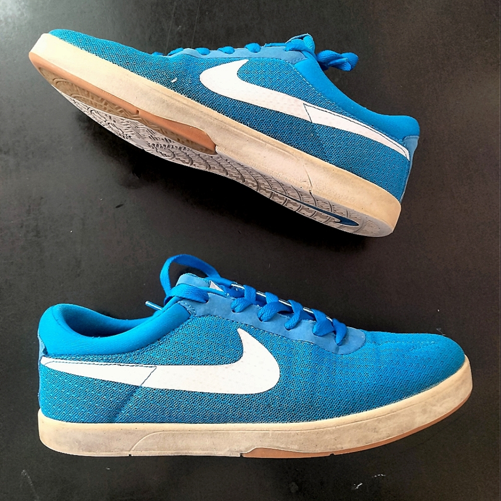 RARE Nike SB Eric Koston 1 Shoes Men's Size 8 Blue White Turquoise Skate Sneaker